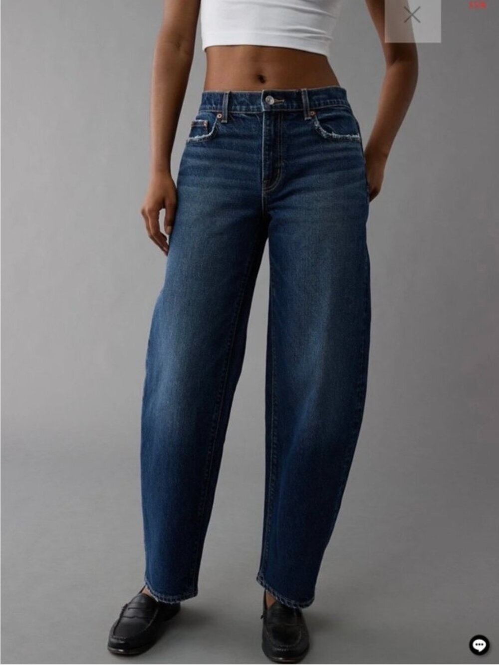 American Eagle Outfitters 2024 Stretch Barrel Jeans in a Size 6